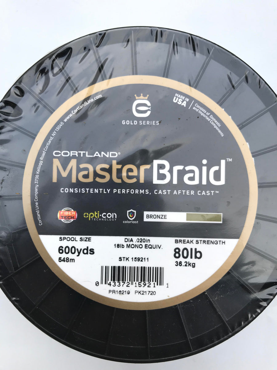 Cortland Master Braid, made in the USA