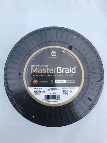 Cortland Master Braid - Red DQ Color